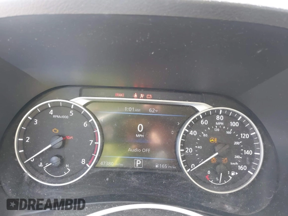 2021 Nissan Sentra SV with VIN 3N1AB8CV9MY318282, listed as a IAAI auction lot 41846923 with 47,380 mi miles and . Bid and sale history available at DreamBid. Image 7.