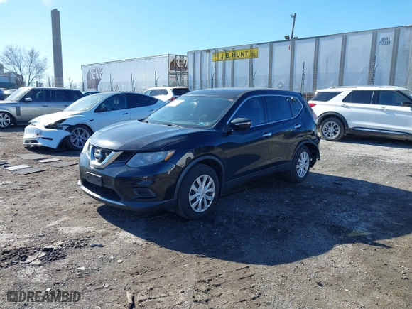 2015 Nissan Rogue S with VIN KNMAT2MT7FP554812, listed as a IAAI auction lot 41876774 with 174,041 mi miles. Bid and sale history available at carsss.com. Image 17.