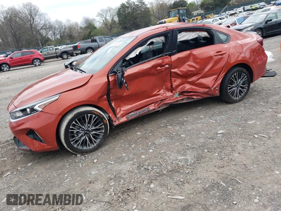 2024 Kia Forte GT-Line with VIN 3KPF54AD3RE716822, listed as a Copart auction lot 51407225 with 22,072 mi miles and Salvage Title. Bid and sale history available at DreamBid. Image 1.