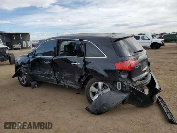 2011 Acura MDX with VIN 2HNYD2H2XBH549349, listed as a Copart auction lot 49233065 with 128,448 mi miles and Salvage Title. Bid and sale history available at carsss.com. Image 2.