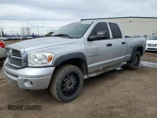 2007 Dodge 1500 Laramie with VIN 1D7HU18207S156191, listed as a Copart auction lot 52305335 with 235,695 mi miles and Clean Title. Bid and sale history available at carsss.com. Image 1.