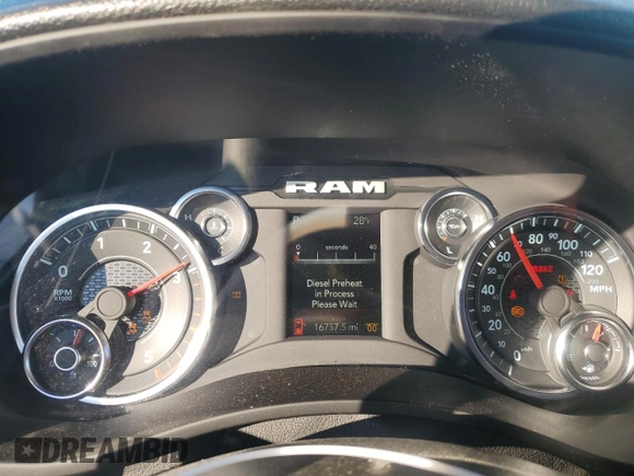 2024 Ram 2500 Tradesman with VIN 3C6UR5CL3RG277302, listed as a Copart auction lot 88143175 with 16,757 mi miles and Salvage Title. Bid and sale history available at carsss.com. Image 9.
