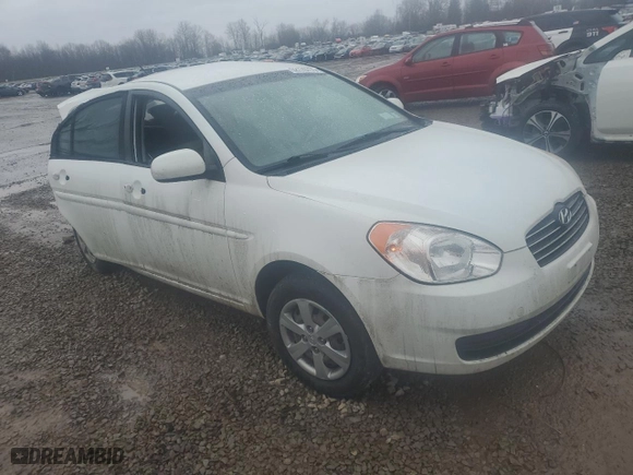 2011 Hyundai Accent GLS with VIN KMHCN4AC3BU574498, listed as a Copart auction lot 52170775 with 77,188 mi miles and Salvage Title. Bid and sale history available at carsss.com. Image 4.