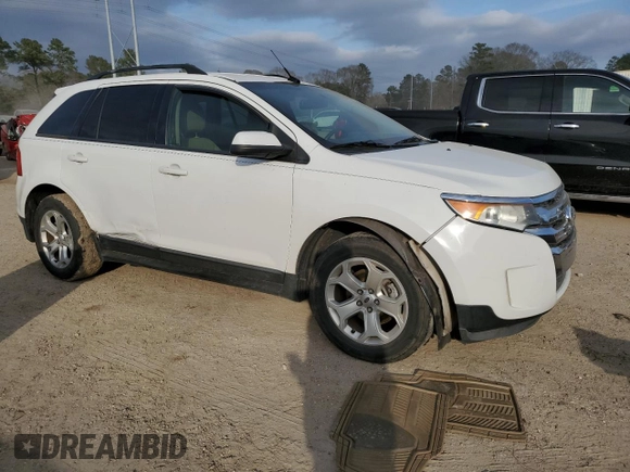 2014 Ford Edge SEL with VIN 2FMDK3J99EBB52032, listed as a Copart auction lot 44803825 with 167,984 mi miles and Salvage Title. Bid and sale history available at carsss.com. Image 4.