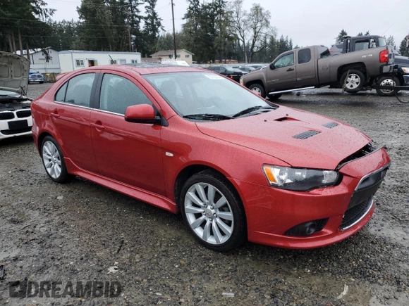 2011 Mitsubishi Lancer with VIN JA32Y6HV4BU034165, listed as a Copart auction lot 85783924 with 87,494 mi miles and Salvage Title. Bid and sale history available at DreamBid. Image 4.