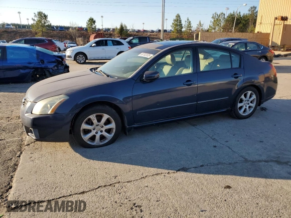 2007 Nissan Maxima 3.5 SE with VIN 1N4BA41E87C844938, listed as a Copart auction lot 88762535 with 0 mi miles and Clean Title. Bid and sale history available at carsss.com. Image 1.
