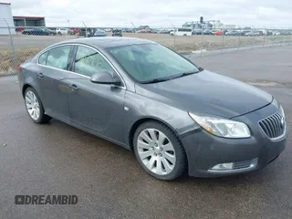 2011 Buick Regal CXL Turbo TO6 with VIN W04G05GV4B1088006, listed as a IAAI auction lot 42070908 with 105,970 mi miles. Bid and sale history available at carsss.com. Image 1.