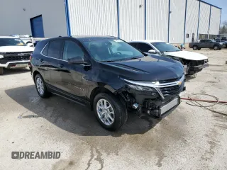 2023 Chevrolet Equinox LT with VIN 3GNAXTEG2PL259908, listed as a Copart auction lot 48531345 with 14,671 mi miles and Salvage title. Bid and sale history available at DreamBid. Image 4.