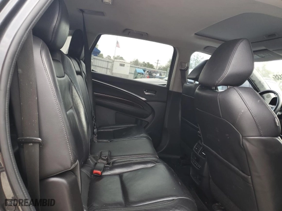2015 Acura MDX Tech Pkg with VIN 5FRYD3H44FB011611, listed as a Copart auction lot 45883135 with 129,664 mi miles and Salvage Title. Bid and sale history available at carsss.com. Image 11.