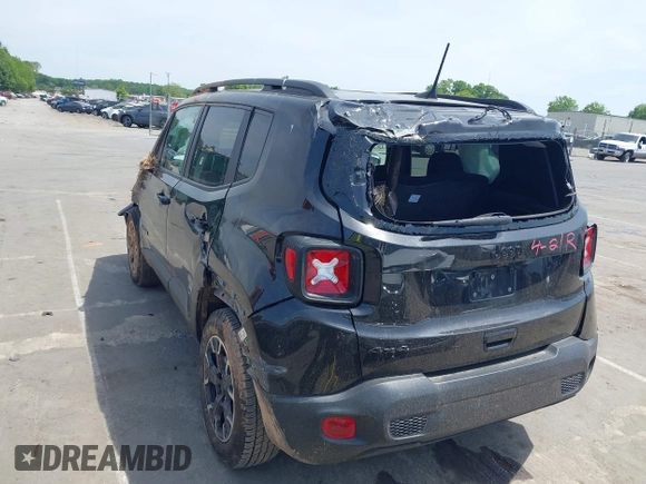 2023 Jeep Renegade Latitude with VIN ZACNJDB10PPP71320, listed as a IAAI auction lot 42174114 with 27,841 mi miles and . Bid and sale history available at carsss.com. Image 3.