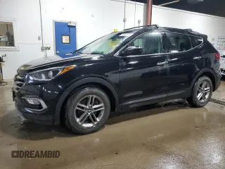 2018 Hyundai Santa Fe 2.4L z VIN 5NMZUDLB9JH092470, wystawiony jako Copart lot #54953515 z przebiegiem 118 426 mil mil oraz Czysty tytuł • Clean title. Historia ofert i sprzedaży dostępna na DreamBid. Obrazek 1.