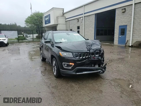 2020 Jeep Compass Limited with VIN 3C4NJCCB3LT152704, listed as a Copart auction lot 51909595 with 152,588 mi miles and Salvage title. Bid and sale history available at DreamBid. Image 11.