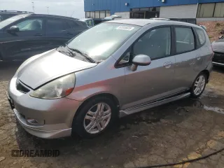 2008 Honda Fit Sport with VIN JHMGD38698S001675, listed as a Copart auction lot 53555825 with 140,383 mi miles and Salvage title. Bid and sale history available at DreamBid. Image 1.