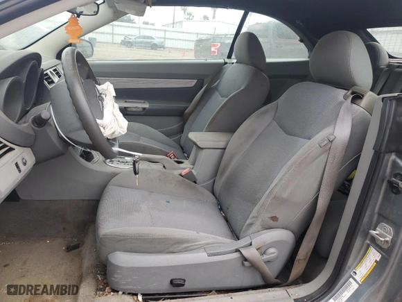 2008 Chrysler Sebring LX with VIN 1C3LC45K48N253489, listed as a Copart auction lot 80154264 with 136,467 mi miles and Salvage Title. Bid and sale history available at carsss.com. Image 7.