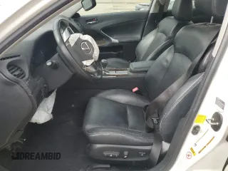 2012 Lexus IS 250 with VIN JTHBF5C21C5183674, listed as a Copart auction lot 50504705 with 80,893 mi miles and Salvage Title. Bid and sale history available at DreamBid. Image 7.