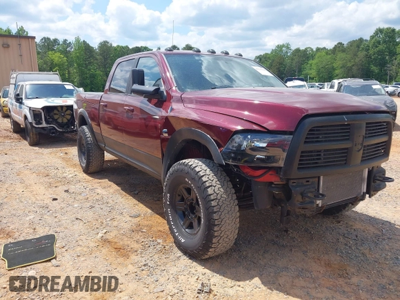 2012 Ram 2500 Laramie with VIN 3C6UD5FL2CG260878, listed as a IAAI auction lot 42231366 with 281,335 mi miles and . Bid and sale history available at DreamBid. Image 1.