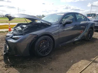2024 Lexus IS with VIN JTHAP1D28R5005334, listed as a Copart auction lot 68115674 with 1,949 mi miles and Salvage Title. Bid and sale history available at carsss.com. Image 1.