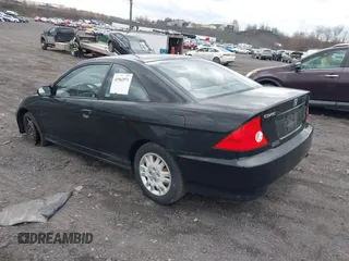 2005 Honda Civic Cpe LX with VIN 1HGEM22585L054068, listed as a IAAI auction lot 41961971 with 108,941 mi miles. Bid and sale history available at carsss.com. Image 3.