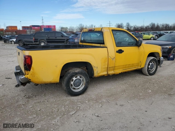 2007 Chevrolet Colorado Work Truck with VIN 1GCCS149178156646, listed as a Copart auction lot 84662014 with 0 mi miles and Salvage Title. Bid and sale history available at carsss.com. Image 3.