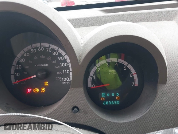 2010 Dodge Nitro Heat with VIN 1D4PT4GK7AW156722, listed as a IAAI auction lot 42508953 with 283,690 mi miles and . Bid and sale history available at DreamBid. Image 7.