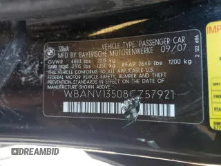 2008 BMW 5 Series 528xi with VIN WBANV13508CZ57921, listed as a Copart auction lot 47785125 with Not Provided miles and Salvage Title. Bid and sale history available at DreamBid. Image 12.