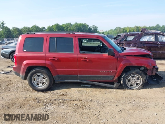 2014 Jeep Patriot Sport with VIN 1C4NJPBA8ED691750, listed as a IAAI auction lot 42739360 with 164,870 mi miles and . Bid and sale history available at DreamBid. Image 13.