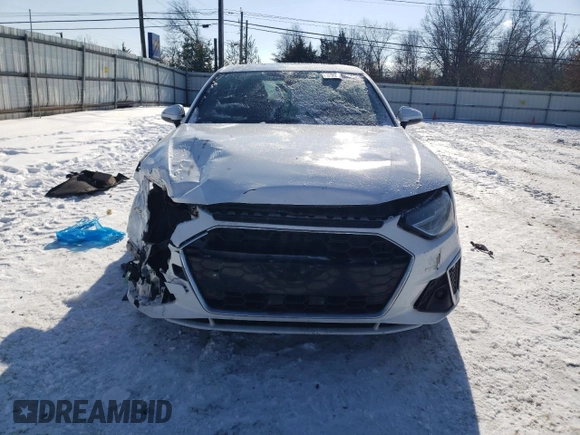 2020 Audi A4 Premium with VIN WAUDNAF45LN014208, listed as a Copart auction lot 89218695 with Not provided miles and Salvage title. Bid and sale history available at DreamBid. Image 5.