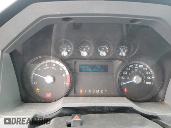 2012 Ford F-250 XL with VIN 1FT7W2B65CEB43866, listed as a Copart auction lot 64613865 with 134,635 mi miles and Clean title. Bid and sale history available at DreamBid. Image 9.