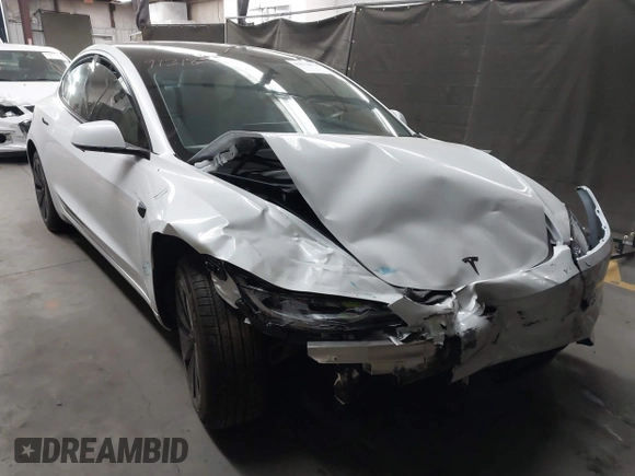 2025 Tesla Model 3 Long Range with VIN 5YJ3E1EA1SF913182, listed as a IAAI auction lot 42072870 with Not provided miles and . Bid and sale history available at DreamBid. Image 1.