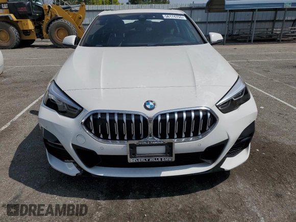 2021 BMW 2 Series 228i with VIN WBA53AK04M7H70280, listed as a Copart auction lot 56174755 with 23,626 mi miles and Salvage title. Bid and sale history available at DreamBid. Image 5.