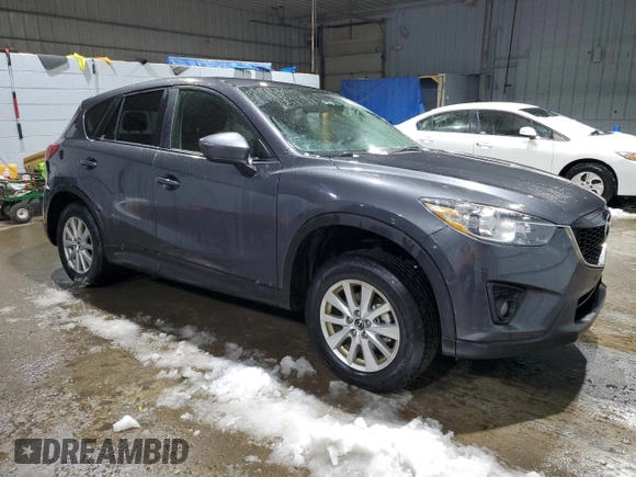 2014 Mazda CX-5 Touring with VIN JM3KE4CY6E0421738, listed as a Copart auction lot 45888885 with 103,693 mi miles and Salvage Title. Bid and sale history available at carsss.com. Image 4.