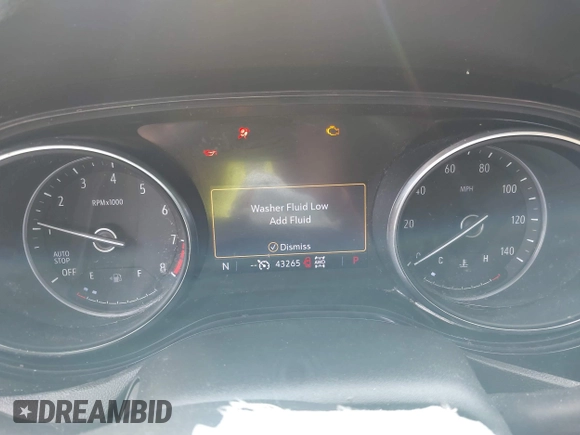 2020 Buick Encore GX Preferred with VIN KL4MMCSLXLB104089, listed as a IAAI auction lot 42611036 with 43,265 mi miles and . Bid and sale history available at DreamBid. Image 7.