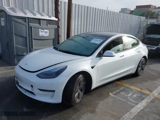 2023 Tesla Model 3 with VIN 5YJ3E1EA0PF646723, listed as a IAAI auction lot 41814168 with 11,924 mi miles. Bid and sale history available at carsss.com. Image 2.