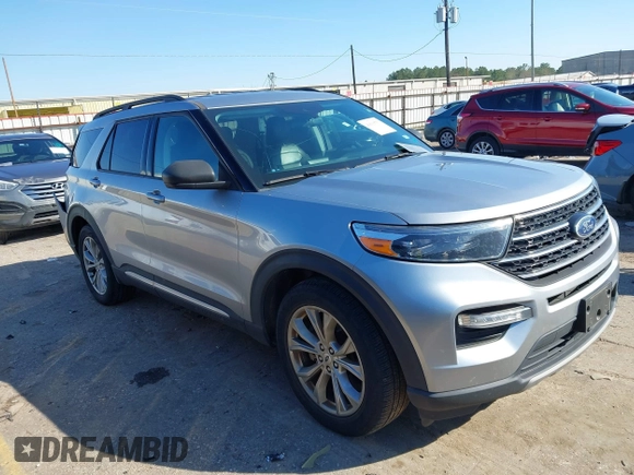 2020 Ford Explorer XLT with VIN 1FMSK7DH9LGD15494, listed as a IAAI auction lot 41619753 with 50,816 mi miles. Bid and sale history available at carsss.com. Image 1.