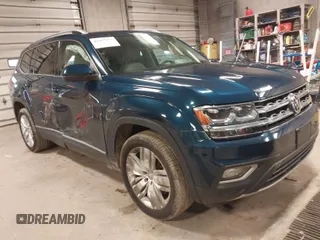 2018 Volkswagen Atlas SEL Premium with VIN 1V2NR2CA5JC597639, listed as a IAAI auction lot 41867470 with 99,642 mi miles and . Bid and sale history available at DreamBid. Image 1.
