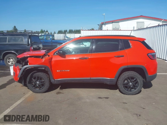 2017 Jeep Compass Sport with VIN 3C4NJDAB1HT628125, listed as a IAAI auction lot 42218375 with 52,415 mi miles and . Bid and sale history available at DreamBid. Image 14.