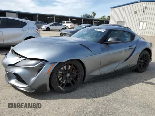 2022 Toyota GR Supra 3.0 with VIN WZ1DB0C08NW051288, listed as a Copart auction lot 48600475 with 29,218 mi miles and Salvage Title. Bid and sale history available at carsss.com. Image 1.