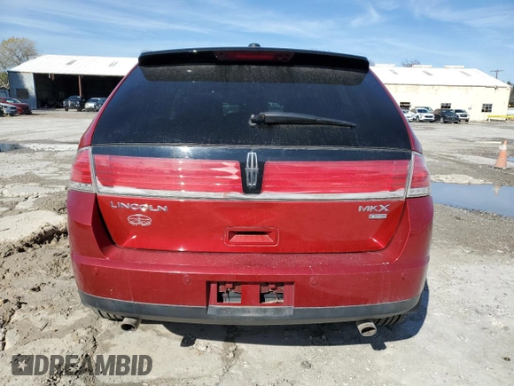 2010 Lincoln MKX with VIN 2LMDJ8JC2ABJ31128, listed as a Copart auction lot 41861205 with 56,661 mi miles and Salvage Title. Bid and sale history available at DreamBid. Image 6.