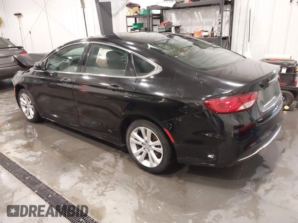 2015 Chrysler 200 Limited with VIN 1C3CCCAB1FN612164, listed as a IAAI auction lot 41641912 with 166,116 mi miles. Bid and sale history available at carsss.com. Image 3.