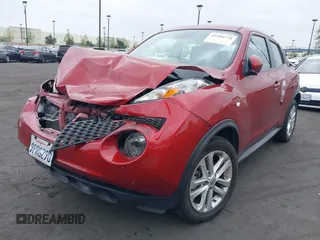 2013 Nissan Juke SV with VIN JN8AF5MRXDT219470, listed as a IAAI auction lot 42104778 with 62,839 mi miles and . Bid and sale history available at carsss.com. Image 2.