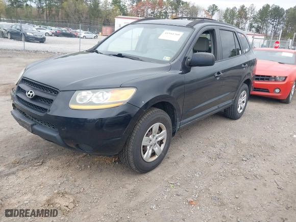 2009 Hyundai Santa Fe GLS with VIN 5NMSG13D69H279184, listed as a IAAI auction lot 41944760 with 242,065 mi miles. Bid and sale history available at carsss.com. Image 2.