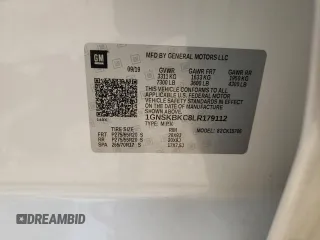 2020 Chevrolet Tahoe LT z VIN 1GNSKBKC8LR179112, wystawiony jako Copart lot #60348185 z przebiegiem 113 673 mil mil oraz Szkoda całkowita • Salvage title. Historia ofert i sprzedaży dostępna na DreamBid. Obrazek 13.