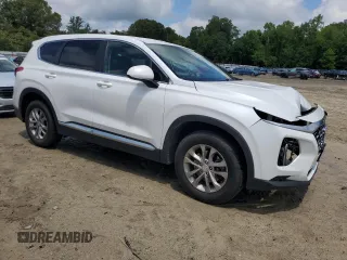 2019 Hyundai Santa Fe SE z VIN 5NMS23AD6KH094877, wystawiony jako Copart lot #58209485 z przebiegiem 77 142 mil mil oraz Szkoda całkowita • Salvage title. Historia ofert i sprzedaży dostępna na DreamBid. Obrazek 4.