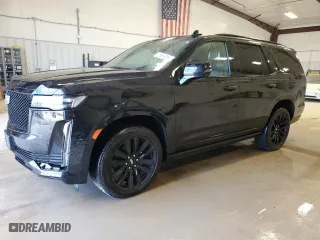 2023 Cadillac Escalade 4WD Sport Platinum with VIN 1GYS4GKL5PR160758, listed as a Copart auction lot 46185475 with 75,141 mi miles and Clean Title. Bid and sale history available at carsss.com. Image 1.