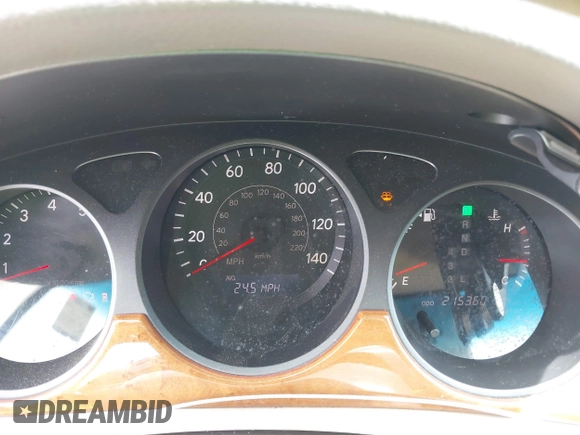 2005 Lexus ES 350 with VIN JTHBA30G955135118, listed as a IAAI auction lot 42080166 with 215,360 mi miles and . Bid and sale history available at DreamBid. Image 7.
