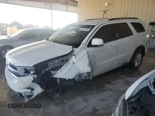 2012 Dodge Durango Crew with VIN 1C4SDHDT7CC253481, listed as a Copart auction lot 48611005 with 104,226 mi miles and Salvage title. Bid and sale history available at DreamBid. Image 1.