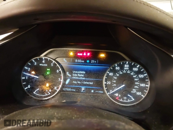 2017 Nissan Murano SL with VIN 5N1AZ2MH0HN151436, listed as a IAAI auction lot 41611214 with 127,500 mi miles and . Bid and sale history available at carsss.com. Image 7.