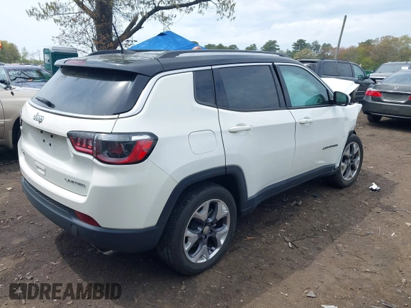 2021 Jeep Compass Limited with VIN 3C4NJDCBXMT576517, listed as a IAAI auction lot 42158694 with 22,770 mi miles and . Bid and sale history available at DreamBid. Image 4.