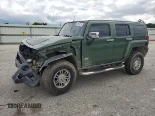2006 Hummer H3 z VIN 5GTDN136268260363, wystawiony jako Copart lot #58804115 z przebiegiem 181 254 mil mil oraz Szkoda całkowita • Salvage title. Historia ofert i sprzedaży dostępna na DreamBid. Obrazek 1.