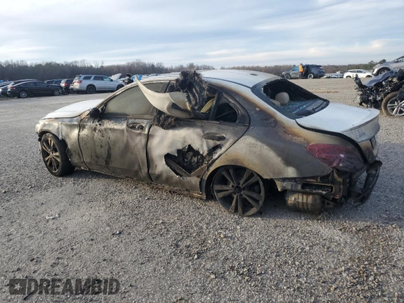 2018 Mercedes-Benz C with VIN 55SWF4JB4JU243943, listed as a Copart auction lot 87424254 with Not Provided miles and Non Repairable. Bid and sale history available at carsss.com. Image 2.